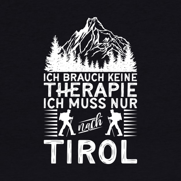 therapy hiking mountaineering Tirol gift by QQdesigns